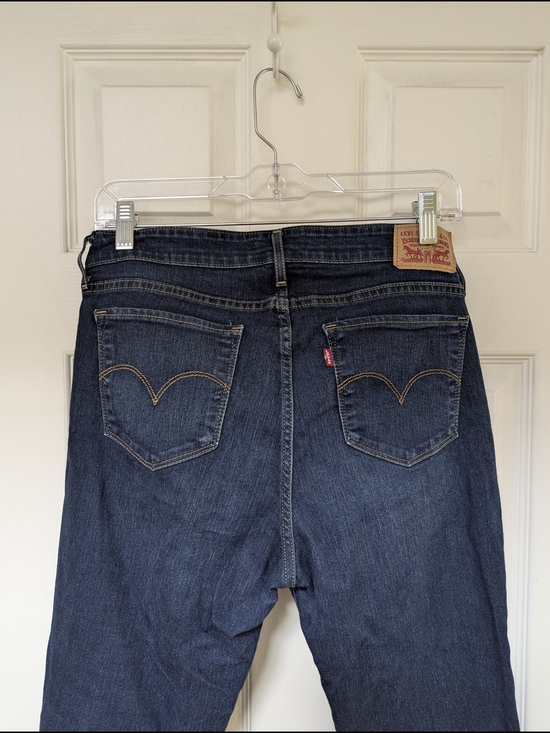 Levi's Denim - Levi's Women's Skinny Straight Leg Dark Blue Denim Jeans Size 30 👖